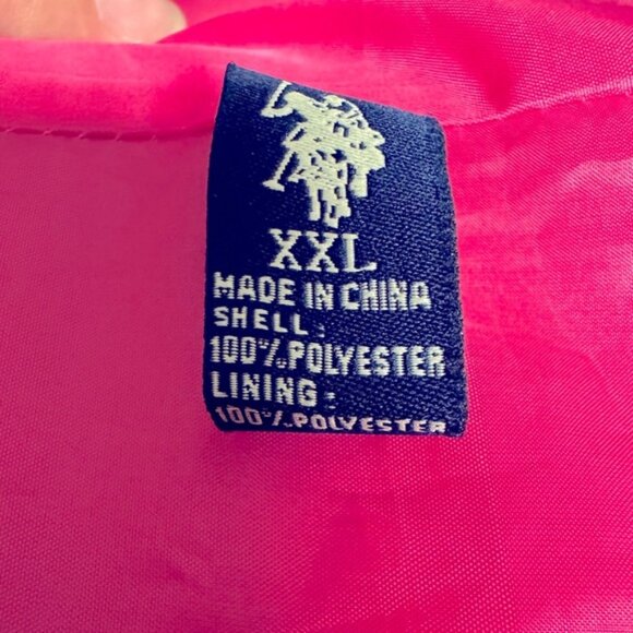 U.S. Polo Assn. Pink Varsity Jacket in Women’s Size XXL - Picture 10 of 16